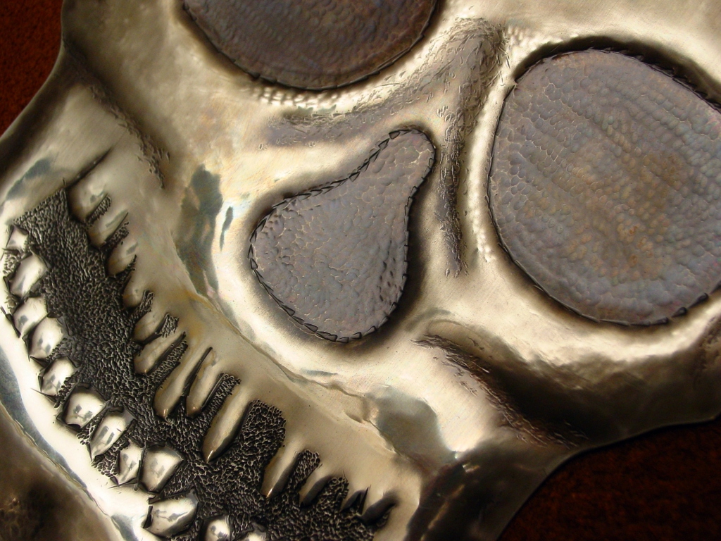 custom skull tattoo gong